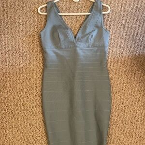 WOW Couture Blue Midi Dress